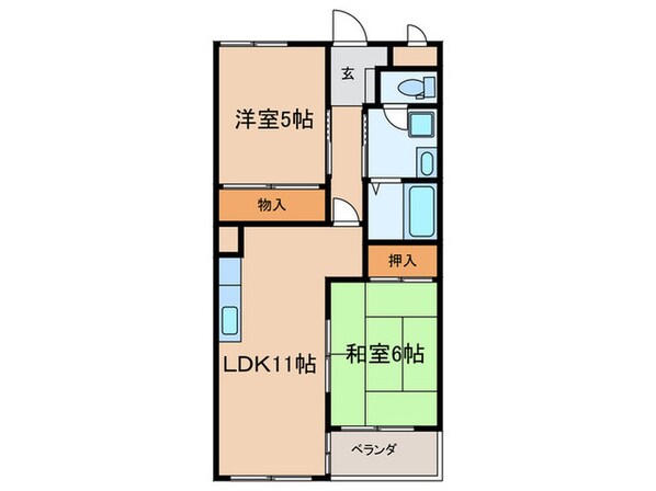 クリスタルサンの物件間取画像